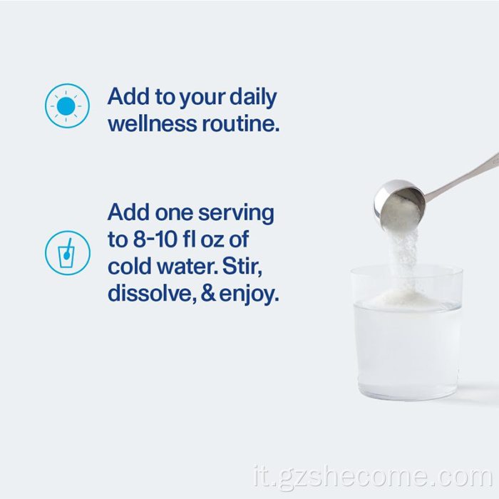 Collagene marino integrazione in polvere di collagene marino